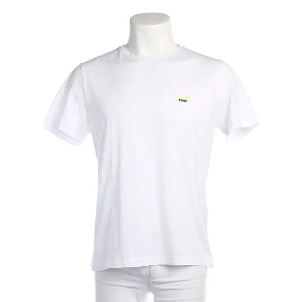 T-Shirt in White, Cotton, Fendi