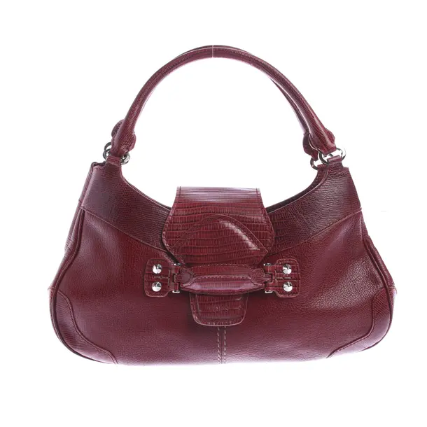 Schultertasche in Rot, Leder, Tod´s