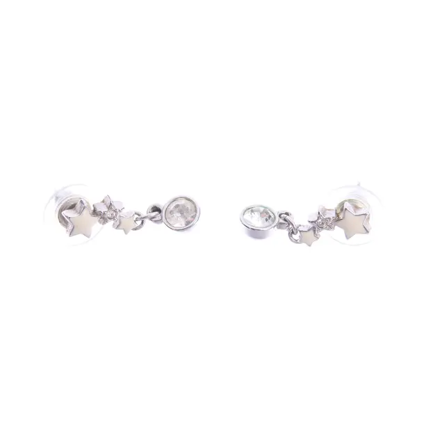 Ohrringe in Metallic, Metall (metallisch, metallisiert), Swarovski