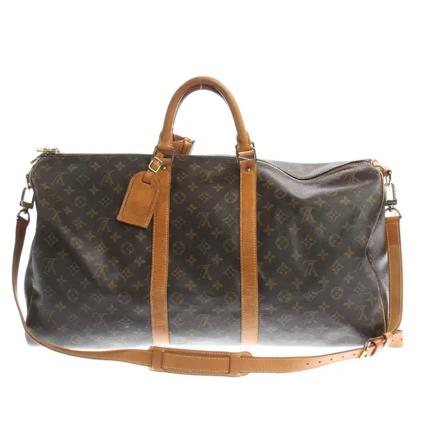 Weekender Bag in Brown, Leather, Louis Vuitton