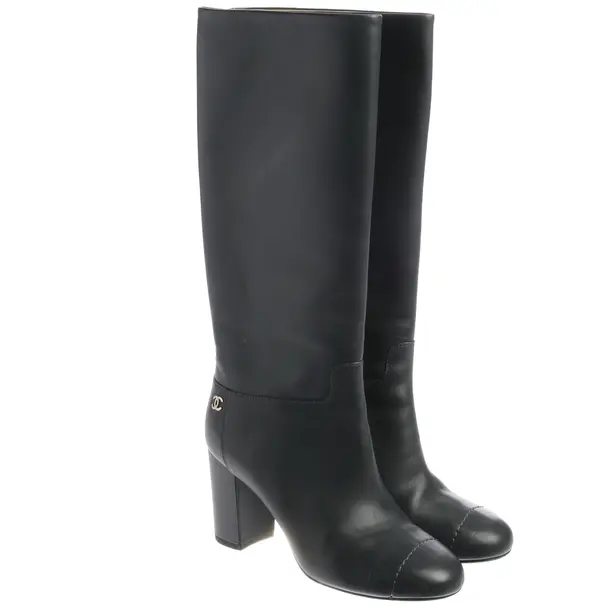 Stiefeletten in Grau, , Chanel
