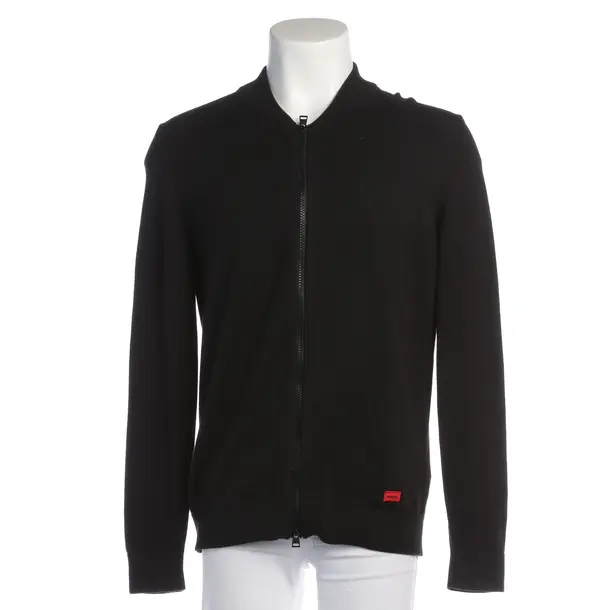 Cardigan in Black, Cotton, Hugo Boss Red Label
