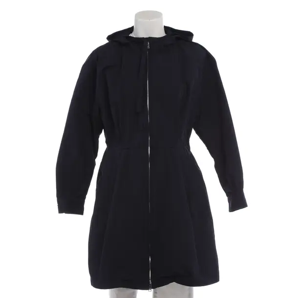 Mid-Season Coat in Blue, Polyamide, Prada