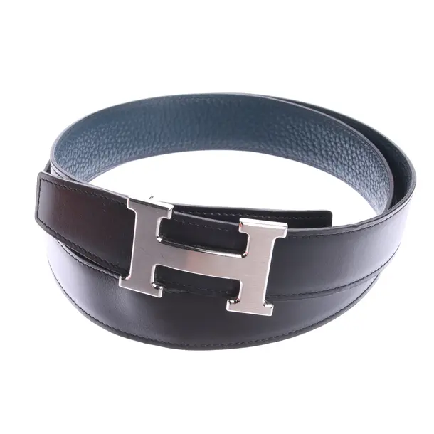 Gürtel in Schwarz, Leder, Hermès