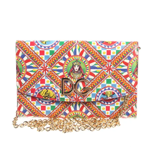 Wallet on Chain in Multicolored, Leather, Dolce & Gabbana