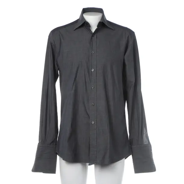 Hemd in Grau, Baumwolle, Gucci