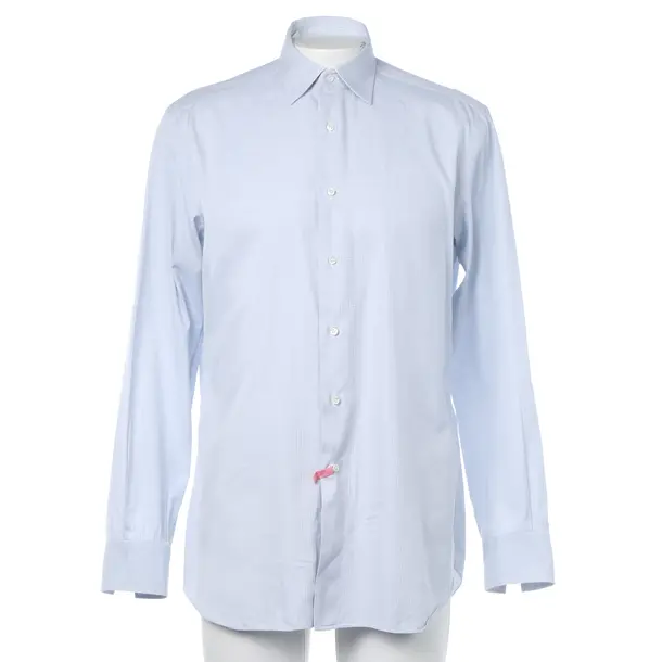 Hemd in Blau, Baumwolle, Brioni