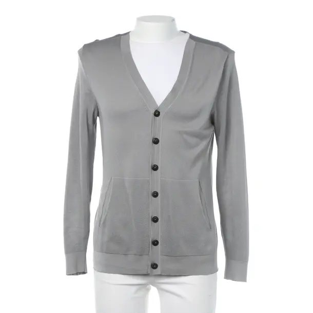 Strickjacke in Grau, Baumwolle, Armani