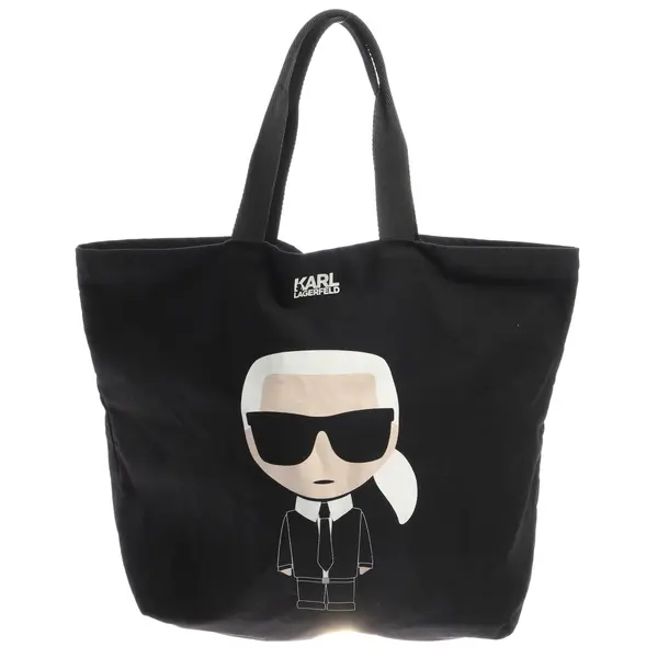 Shopper Bag in Multicolored, Cotton, Karl Lagerfeld