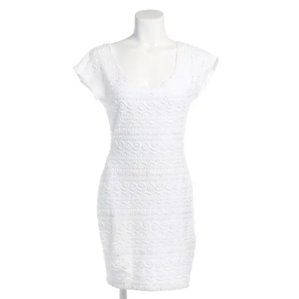 Kleid in Weiß, Baumwolle, Escada