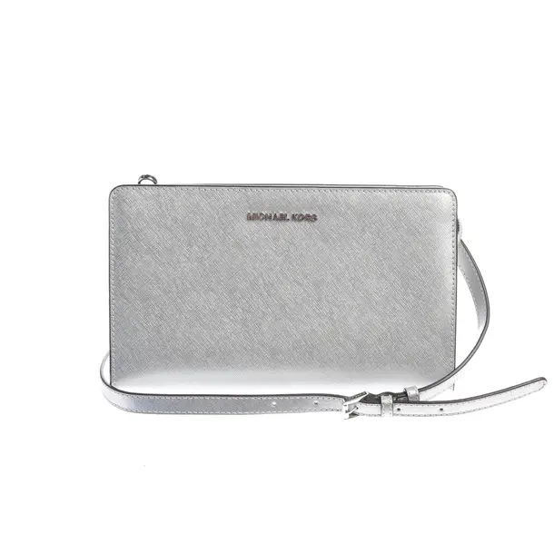 Schultertasche in Metallic, Leder, Michael Kors
