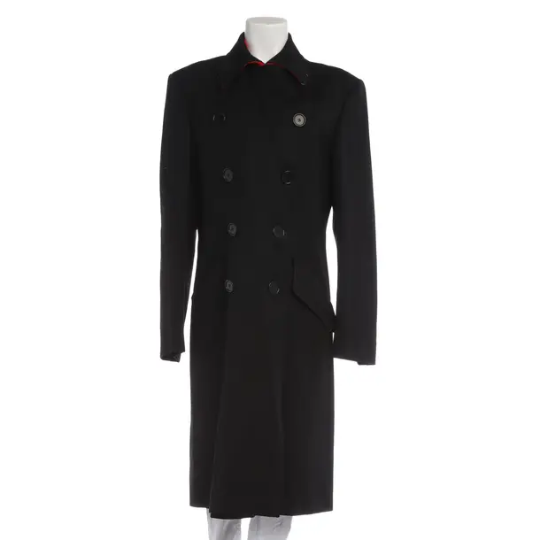 Mid-Season Coat in Black, Wool, Paul Smith
