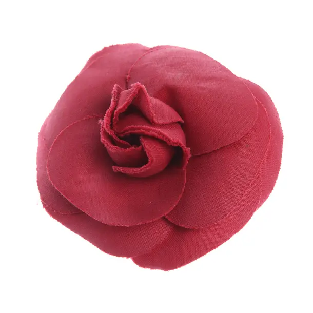 Brooch in Red, Other Fibers, Chanel