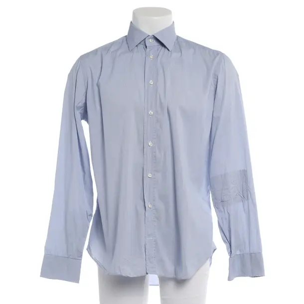 Hemd in Blau, Bambus, Armani Collezioni