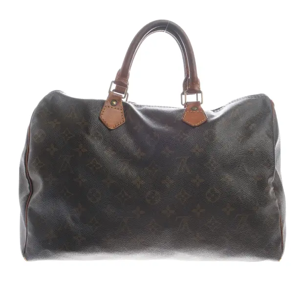 Handbag, in Dark Brown, Canvas, Louis Vuitton