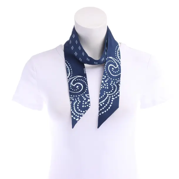 Schal in Blau, Seide, Givenchy
