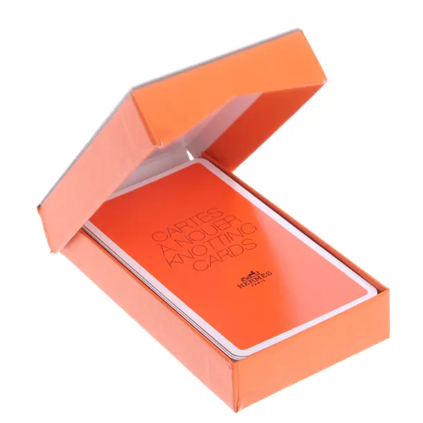 Knotting Cards in Multicolored, Paper, Hermès