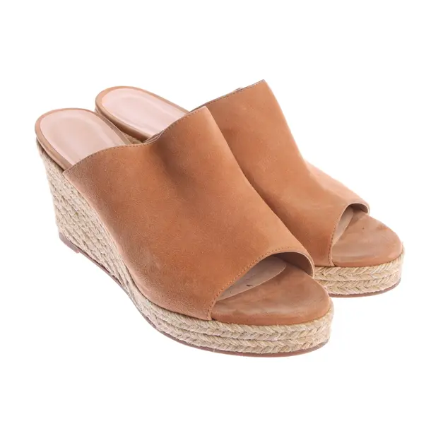 Wedges in Braun, , Stuart Weitzman