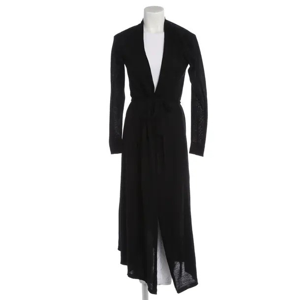 Cardigan in Black, Wool, American Vintage