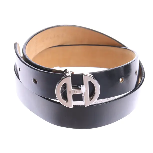 Belt in Black, Leather, Céline