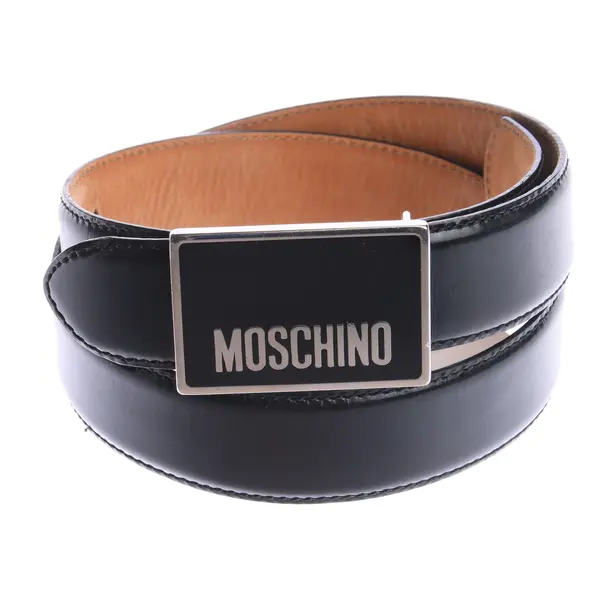 Belt in Black, Leather, Moschino