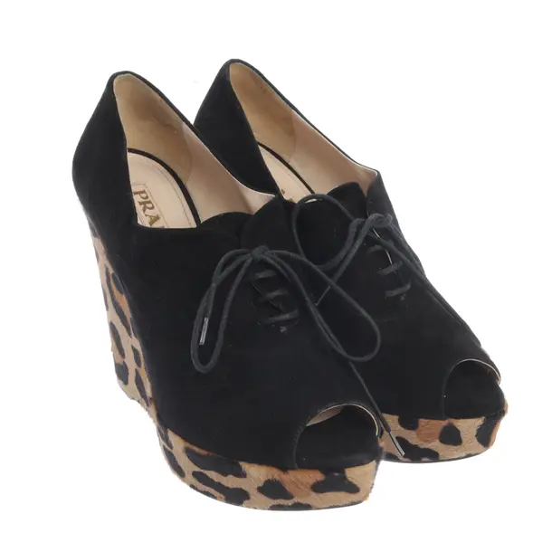 Wedges in Schwarz, , Prada