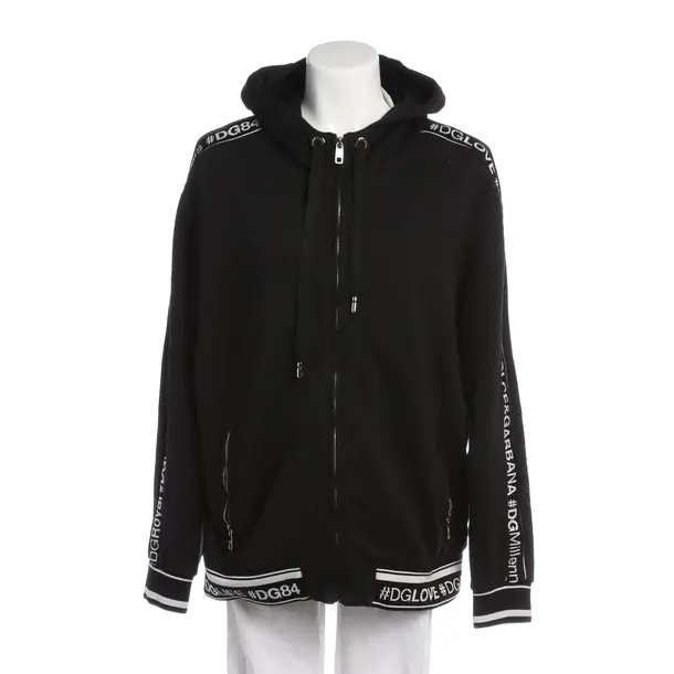 Sweatjacke in Schwarz, Baumwolle, Dolce & Gabbana