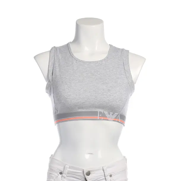 Top in Gray, Cotton, Emporio Armani