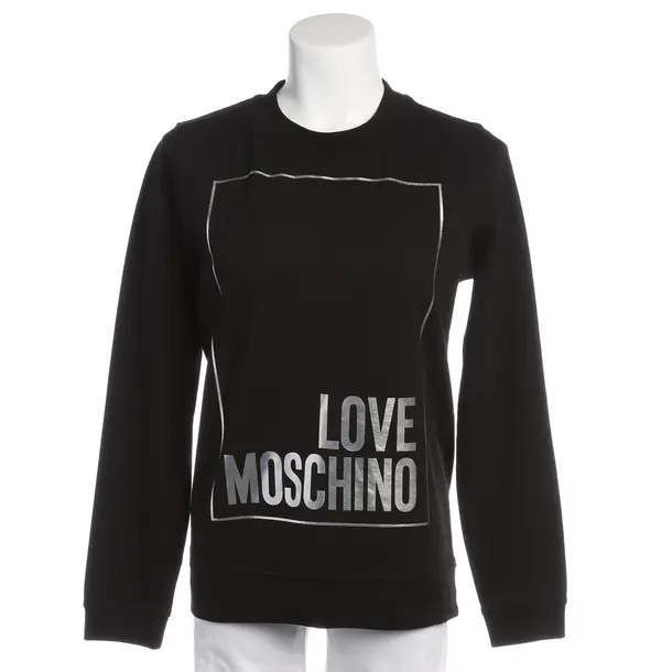 Sweatshirt in Black, Cotton, Love Moschino
