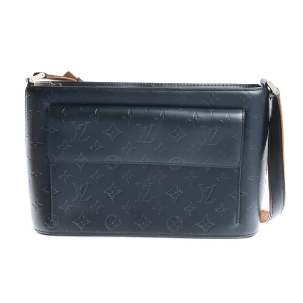 Shoulder Bag in Blue, Canvas, Louis Vuitton