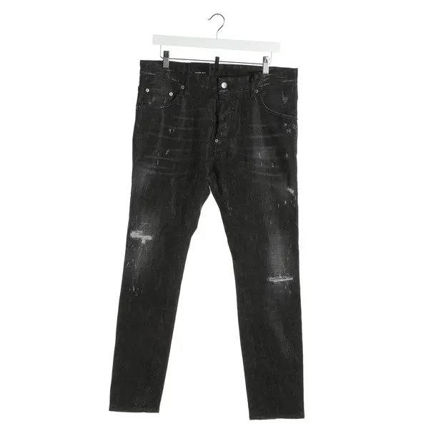 Jeans Straight Fit in Grau, Baumwolle, Dsquared