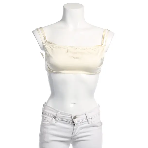 Top in Weiß, Viskose, Jacquemus