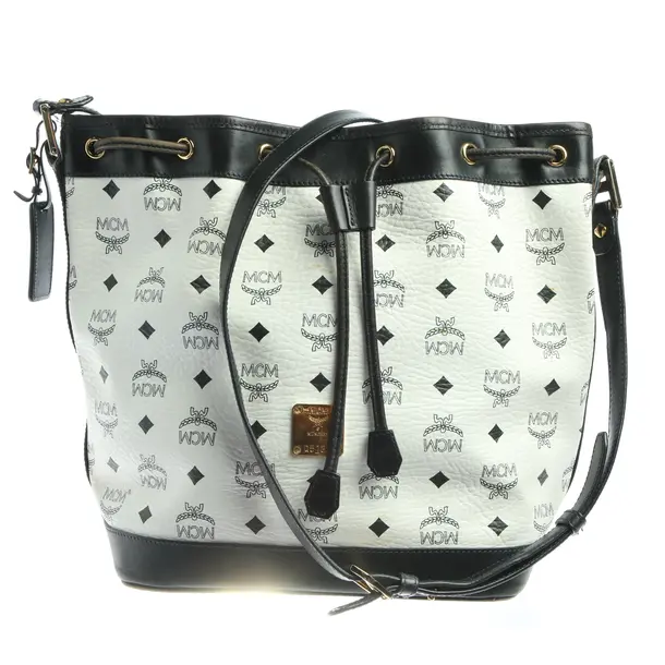 Bucket Bag in Schwarz, Leder, MCM