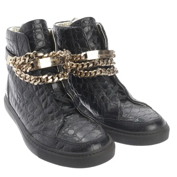 High-Top Sneakers in Black, , Dsquared