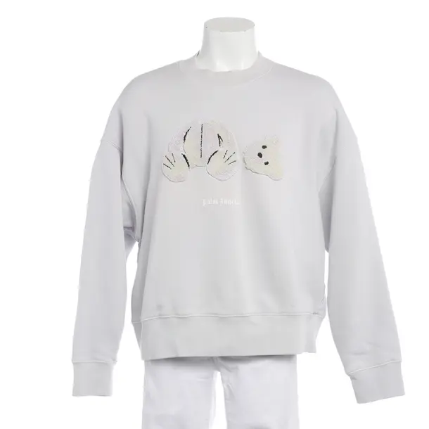 Sweatshirt in Grau, Baumwolle, Palm Angels