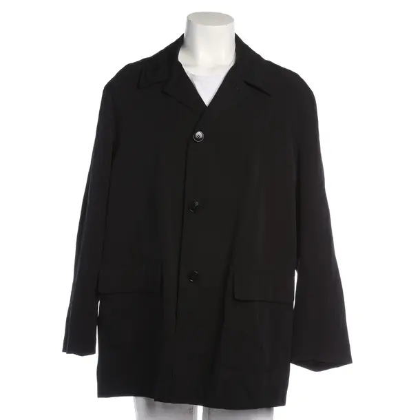 Overcoat in Black, Polyester, Giorgio Armani