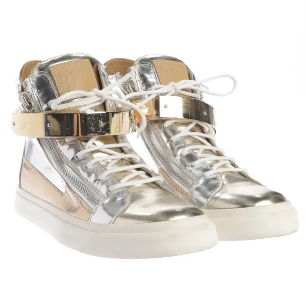Sneaker in Metallic, , Giuseppe Zanotti