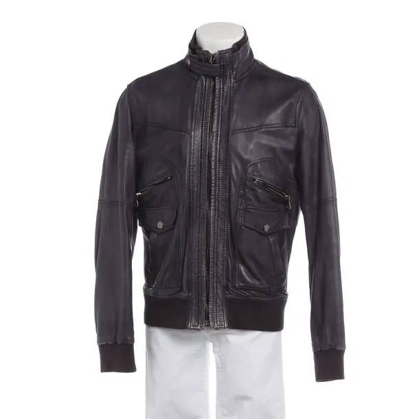 Leather Jacket in Purple, Leather, Dolce & Gabbana