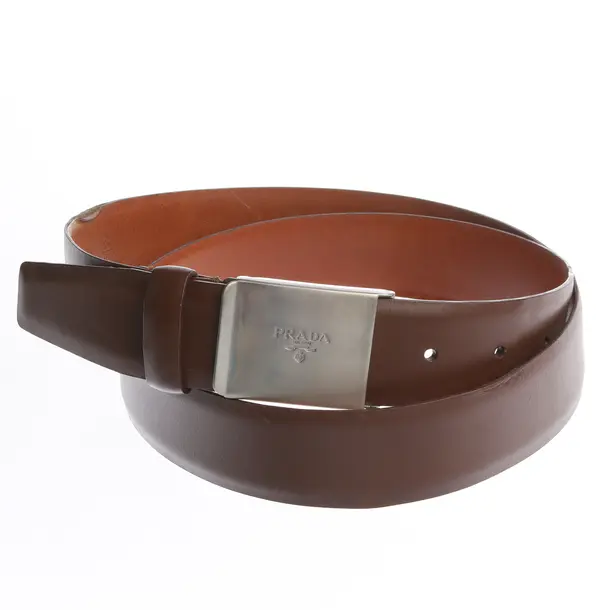Gürtel in Braun, Leder, Prada