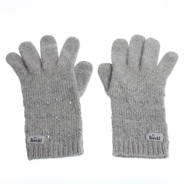 Handschuhe in Grau, Viskose, Roeckl