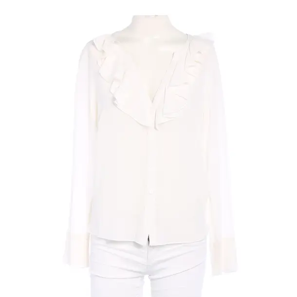Bluse in Weiß, Polyester, Mos Mosh