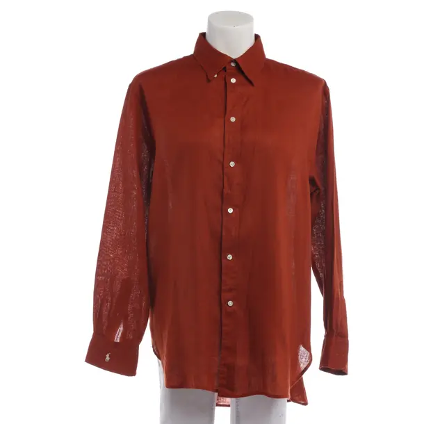 Bluse in Orange, Baumwolle, Polo Ralph Lauren