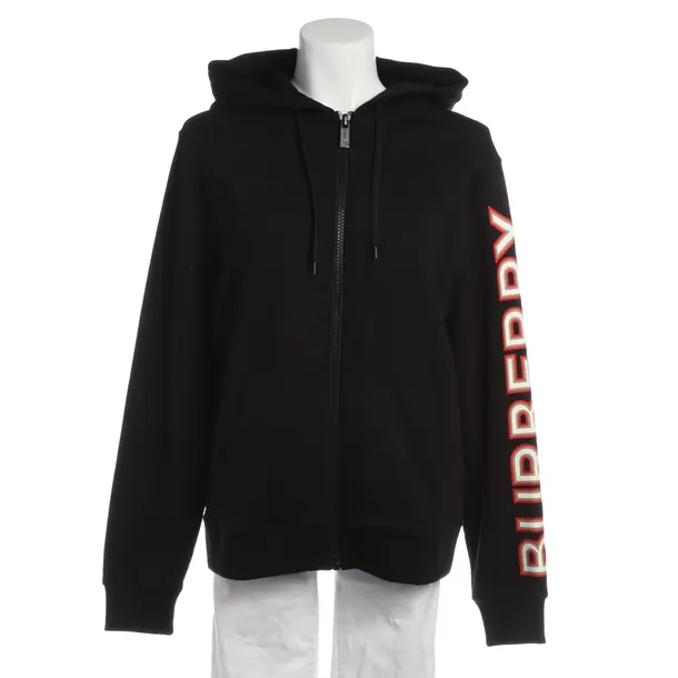 Sweatjacke in Schwarz, Baumwolle, Burberry London