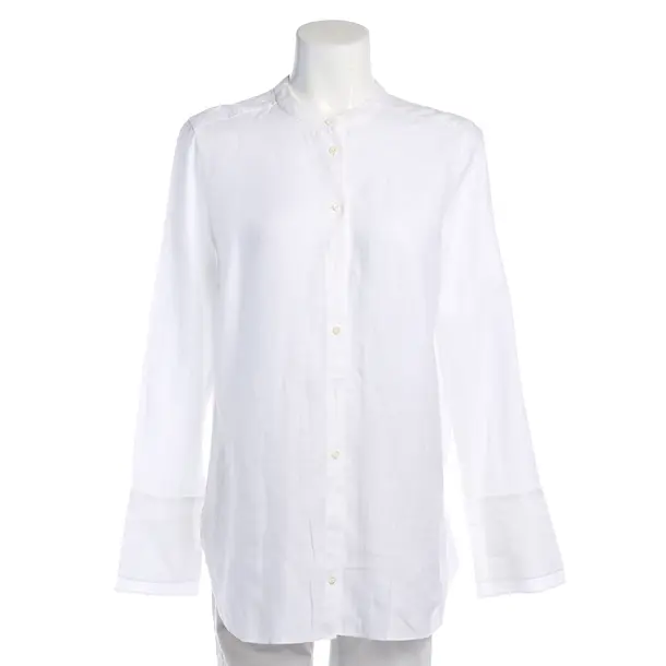 Blouse in White, Cotton, Van Laack