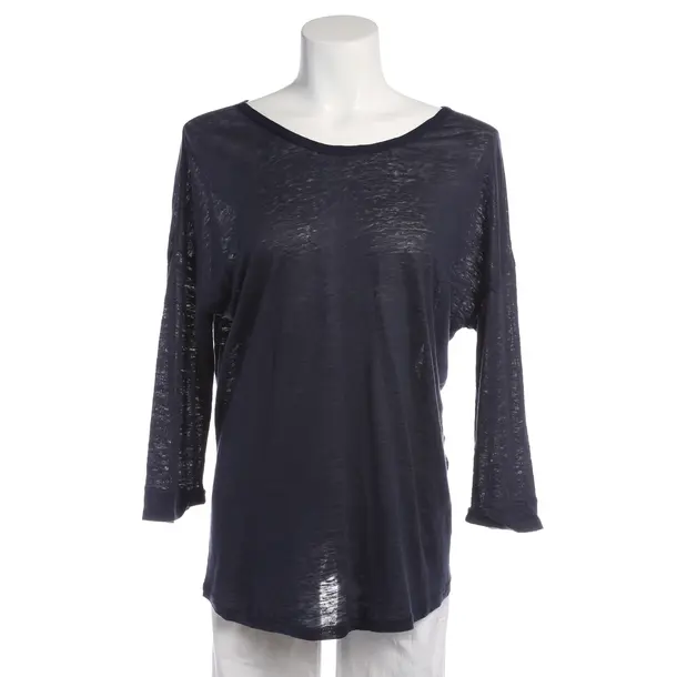 Longsleeve in Blau, Leinen, Van Laack