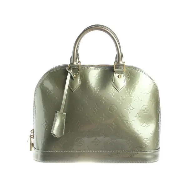 Handbag in Green, Canvas, Louis Vuitton