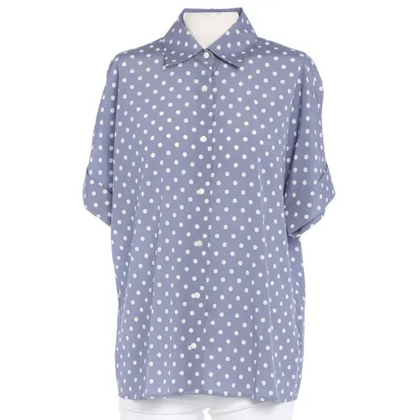 Blouse in Blue, Silk, Van Laack