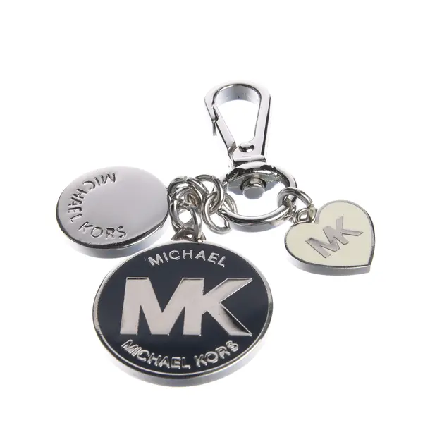 Schlüsselanhänger in Blau, Metall (metallisch, metallisiert), Michael Kors