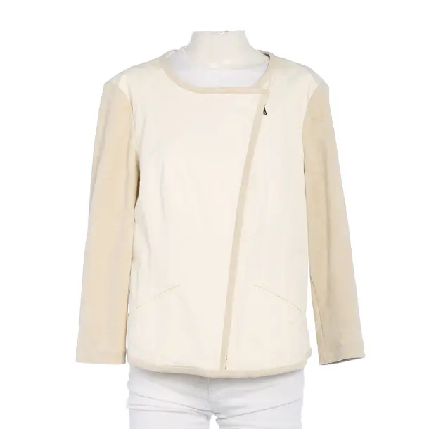 Übergangsjacke in Weiß, Baumwolle, Marc Cain