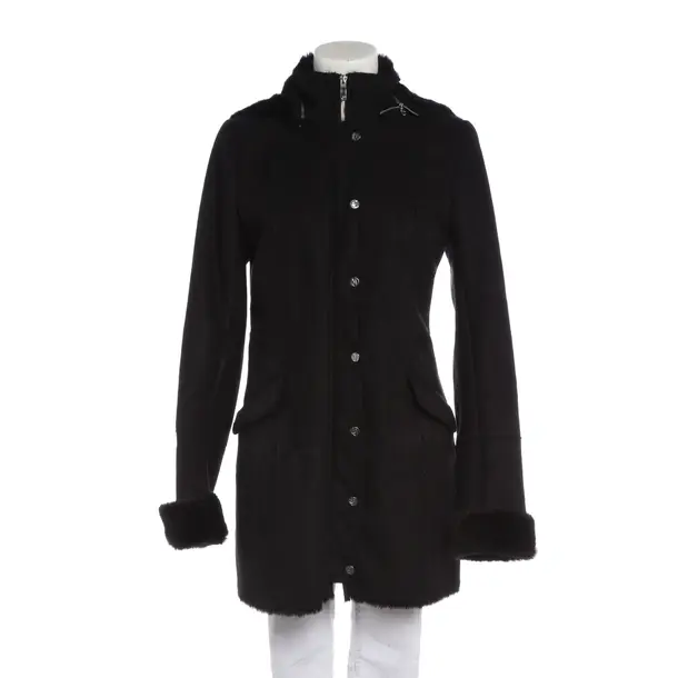 Mid-Season Coat in Black, Polyester, Armani Jeans